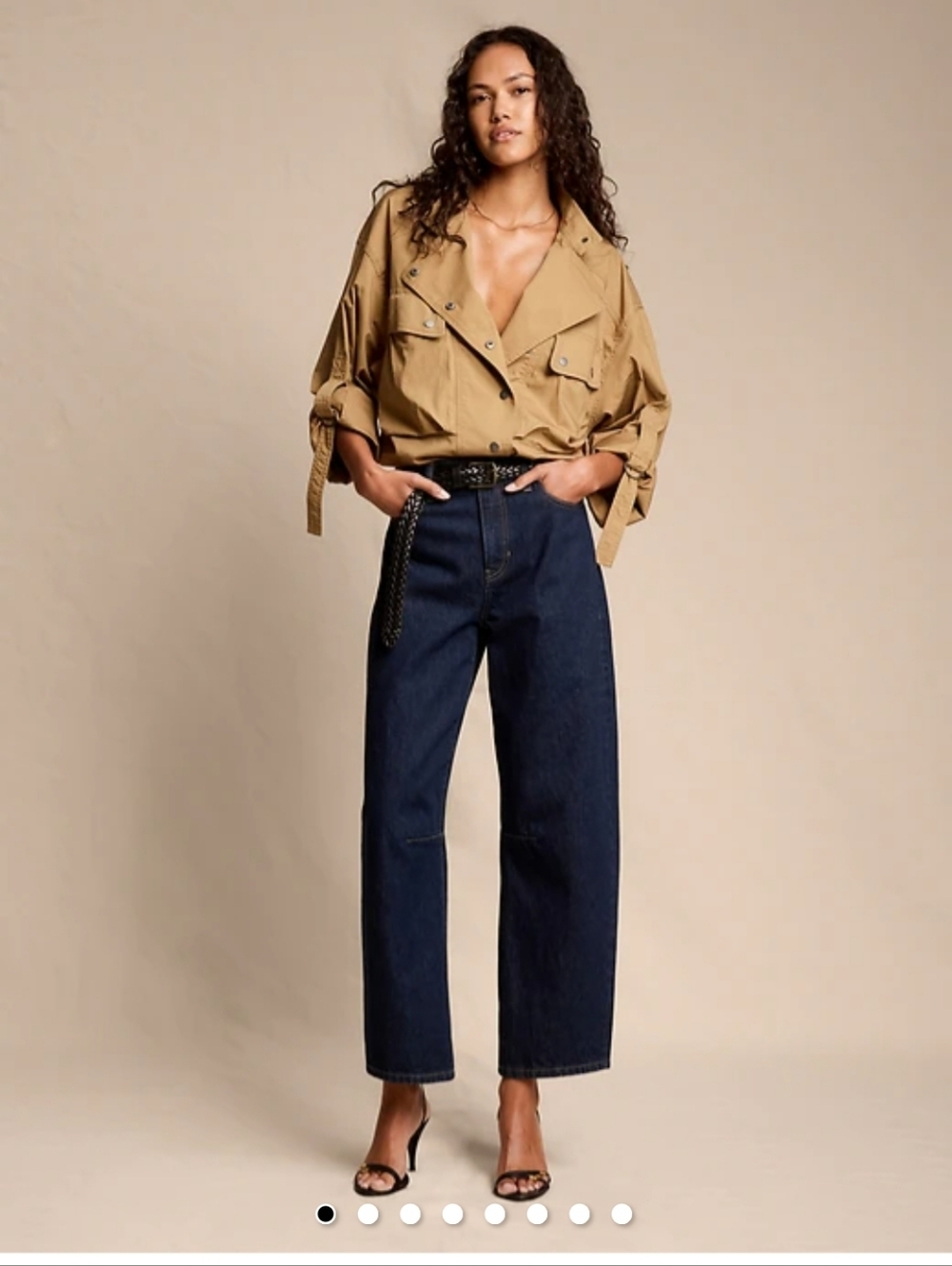 NWOT Banana Republic Barrel Jeans